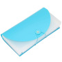 new design 13 grid A6 blue expanding file multi-layer bill storage folder wholesale