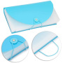new design 13 grid A6 blue expanding file multi-layer bill storage folder wholesale