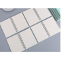 High quality 80 sheets PP cover customizable A4,A5,B5,A6 spiral binding notebook