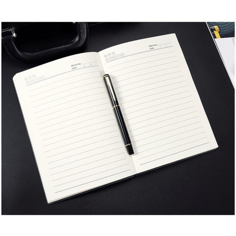 Thickened Business Notepad Notebook Creative PU Leather Hardcover Diary Soft Leather Gift Reusable Refillable Leather Journal