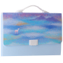 13 pockets A4 student study and examination materials storage book expanding file bag