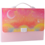 13 pockets A4 student study and examination materials storage book expanding file bag