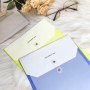 new design Multicolor high quality durable student stationery envelope bag folder