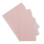 Divider 4 color memo loose leaf replacement core classification page notebook separate inner core label
