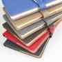 PU business notebook simple Thermal Binding notepad with pen holder