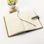 PU business notebook simple Thermal Binding notepad with pen holder
