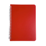 PP Eco friendly oem recycle paper cover plastic coil double wire spiral notebook