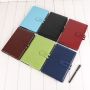 Journal 6 Ring loose leaf  A5  PU Leather softcover Business notebook