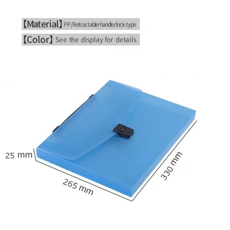 stationery Clear plastic presentation side tab classification office custom modern a4 size plastic expanding file folder