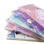 Writing transparent PVC erasable stationery bag assorted colors dry erase pockets