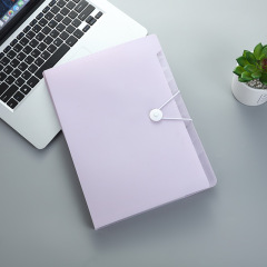Color A4 PVC Plastic Pocket Expandable File Organizer Filling Folder For Office School Supplies