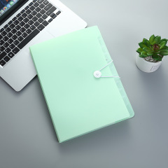 Color A4 PVC Plastic Pocket Expandable File Organizer Filling Folder For Office School Supplies