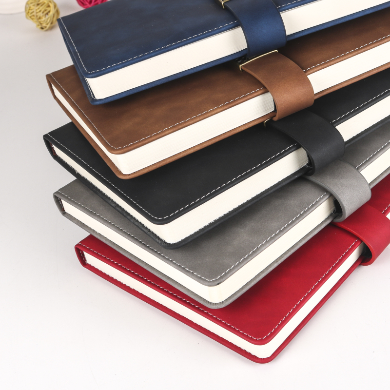 Leaf Notebook Leather Softcover Portable Notebook Summereironary A5 Loose Promotion Travel Journal Leather Diary Soft Cover KH