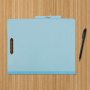 Classification Folder- 100% Recycled, 1 Divider, 2 Embedded, Letter, Document bag