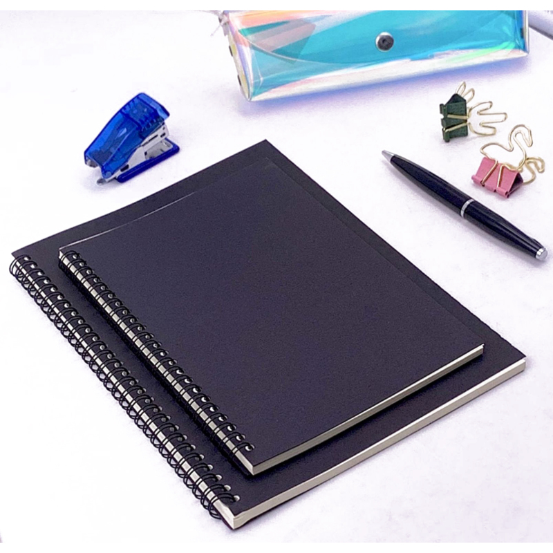 High Quality Wholesale eco friendly promotional small A5, B5 custom print Kraft paper cover note books