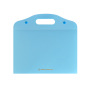 new design a4 pp frosted portable wholesale  student simple test paper storage bag expanding file folder