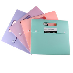 Multi-color documents safety bag waterproof wholesale office supplies pp folder custom a4 paper file folder