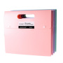 Multi-color documents safety bag waterproof wholesale office supplies pp folder custom a4 paper file folder