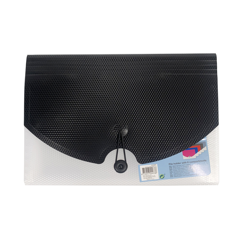 stationery Hot selling multicolor large capacity A4 pp file folder