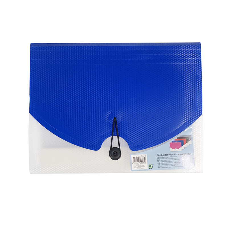 stationery Hot selling multicolor large capacity A4 pp file folder
