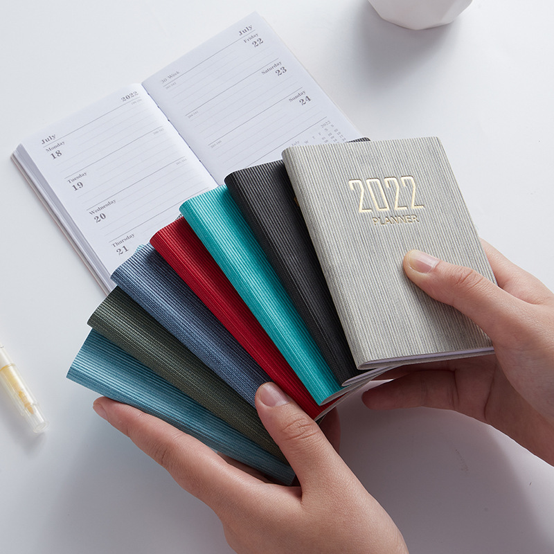  schedule PU cover A7 daily plan notebook planner