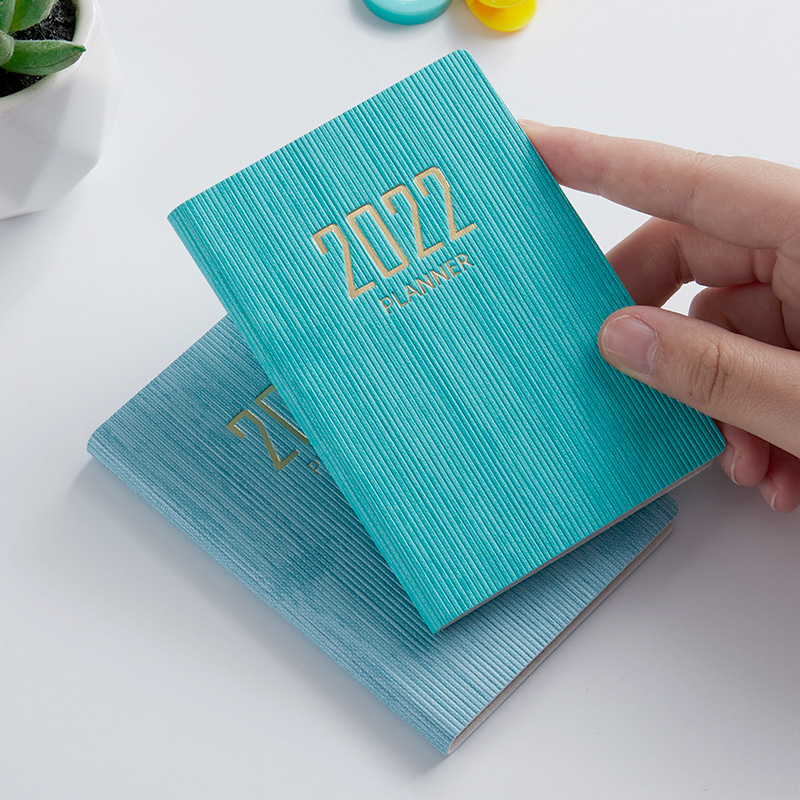  schedule PU cover A7 daily plan notebook planner