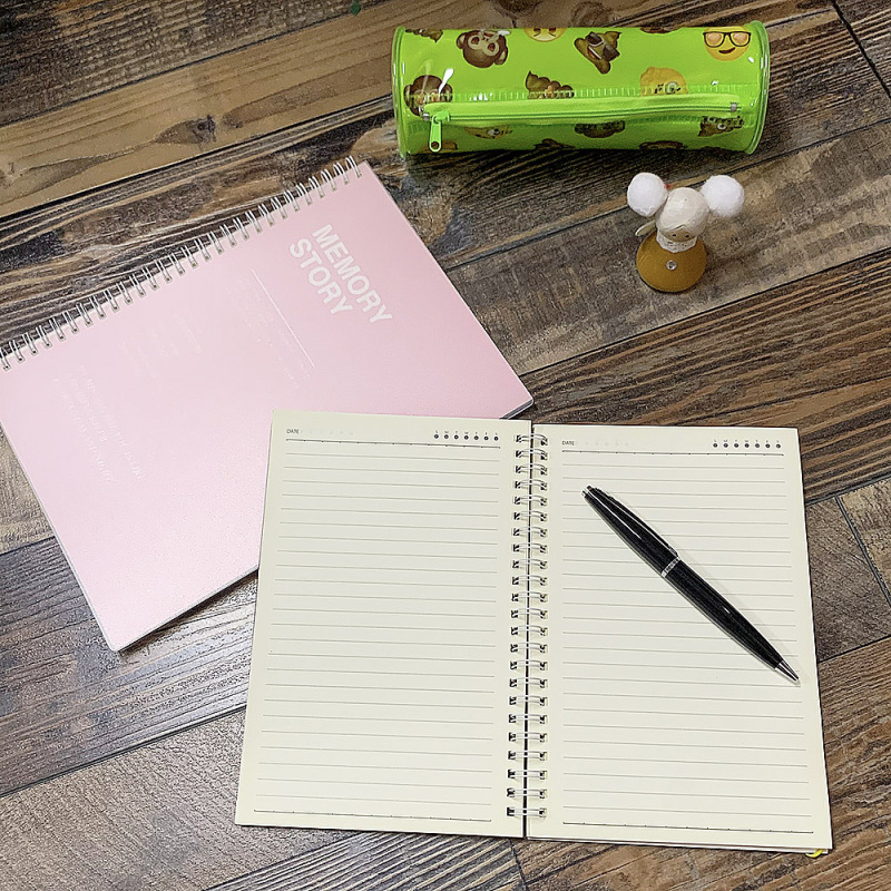 Factory New 2023 A4 spiral Notebook,pp cover notebooks for girls