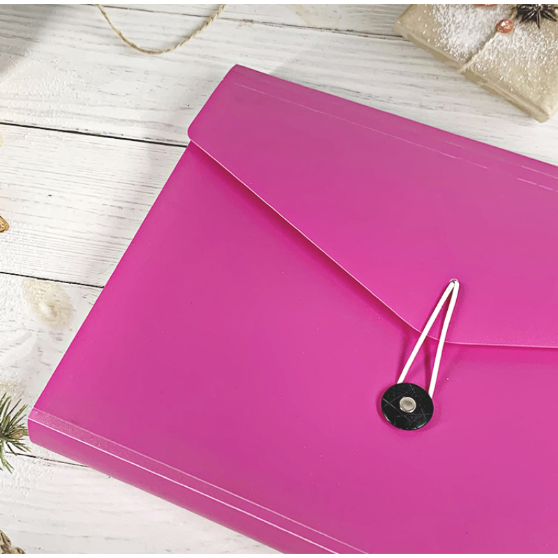stationery EXPANDING FILE BAG  A4 pink 13-P Expanding Organizer File Folder bag