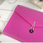 stationery EXPANDING FILE BAG  A4 pink 13-P Expanding Organizer File Folder bag