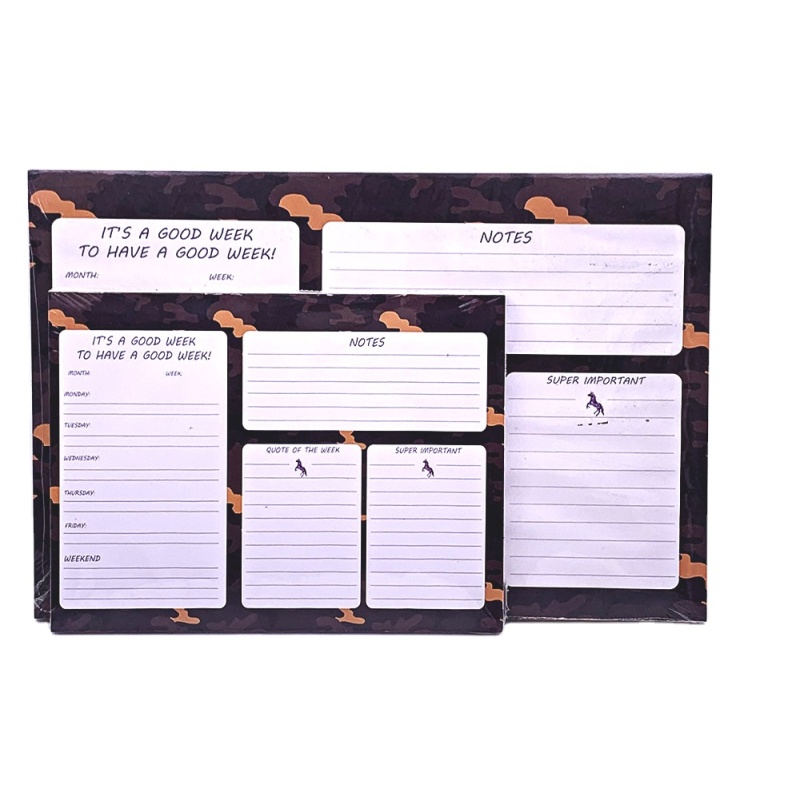 New design office students daily weekly planner notebook simple design notebook