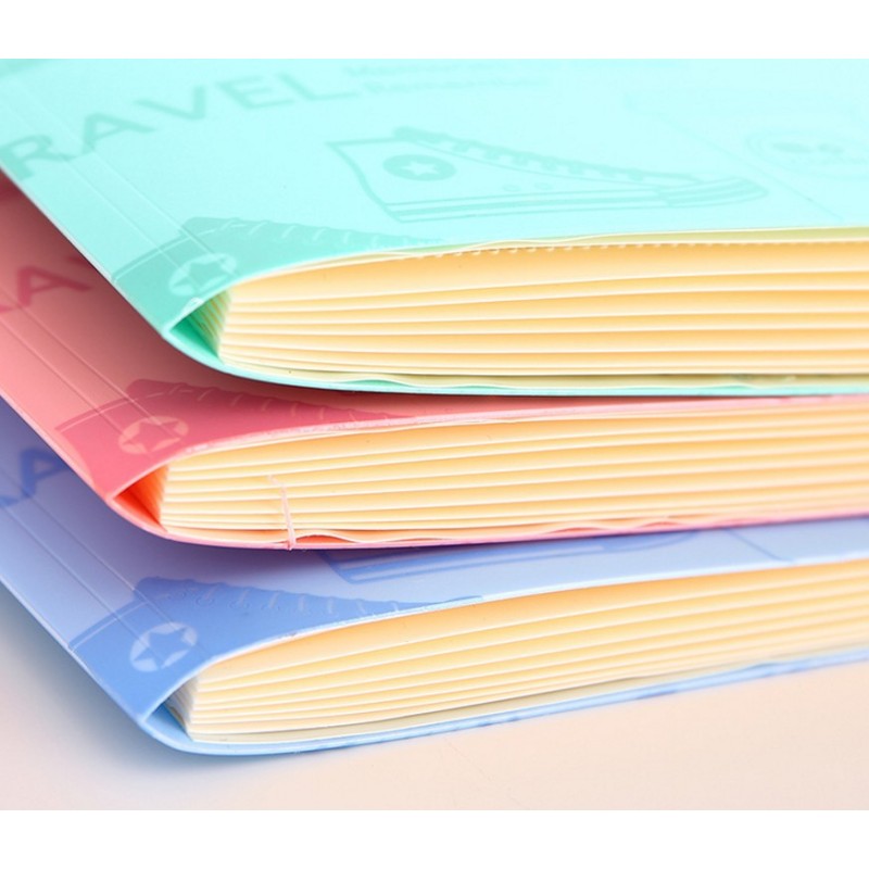 A4 multi-layer 5/8 pockets student test paper bag folder file bag storage expanding file