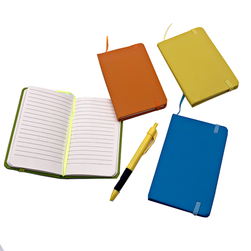 Customizable Academic Diary A5 A6 B5 Elastic band PU leather Hardcover agenda Planner Journal Notebook