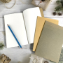 Factory A4 A5 Kraft Paper Cover Blank Sketchbook Paperback  Notebook
