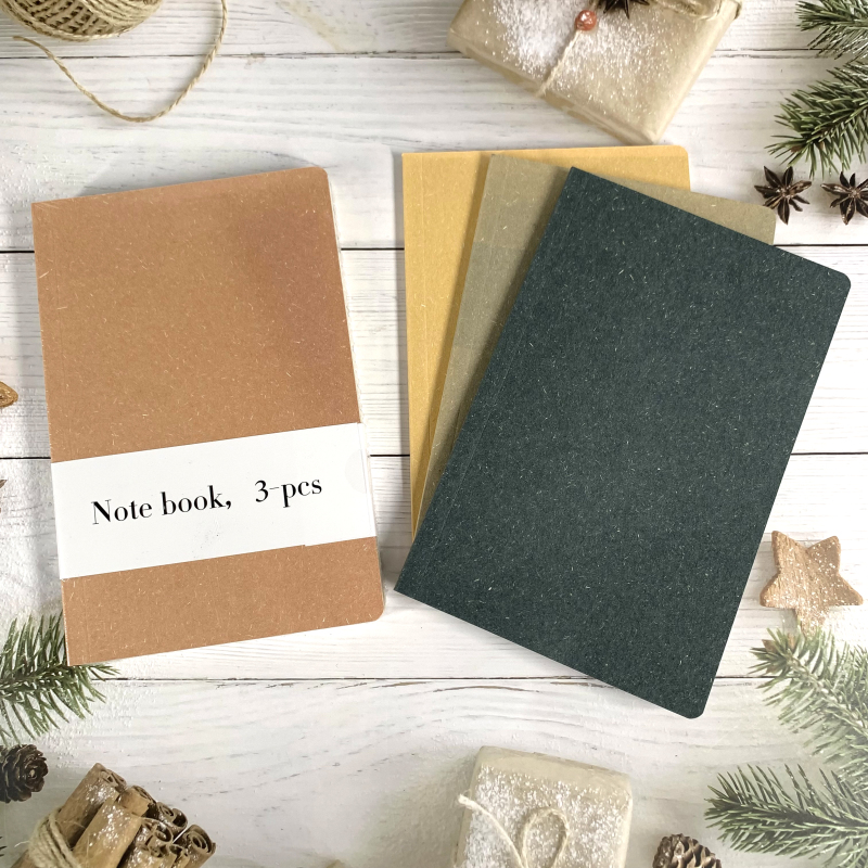 Factory A4 A5 Kraft Paper Cover Blank Sketchbook Paperback  Notebook
