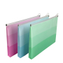 Hot sale plastic folder office stationery a4 folder custom zip plastic document bags kids