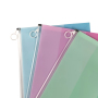 Hot sale plastic folder office stationery a4 folder custom zip plastic document bags kids