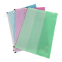 Hot sale plastic folder office stationery a4 folder custom zip plastic document bags kids