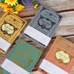 A5 Custom Hardback Traveler Journal Notebook Diary Students Carry Notepad Magic Vintage Notebook