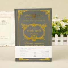 A5 Custom Hardback Traveler Journal Notebook Diary Students Carry Notepad Magic Vintage Notebook