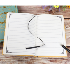 A5 Custom Hardback Traveler Journal Notebook Diary Students Carry Notepad Magic Vintage Notebook