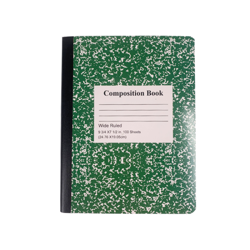 American School Supply 100 Sheets Hardcover Marble Composition Stationery Notebooks