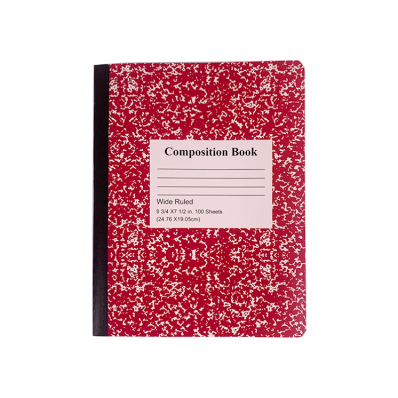 American School Supply 100 Sheets Hardcover Marble Composition Stationery Notebooks