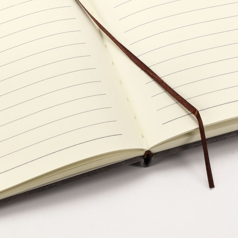 Factory A5 elastic band metal plate mounted notebook student diary Notepad