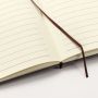 Factory A5 elastic band metal plate mounted notebook student diary Notepad