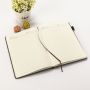 Factory A5 elastic band metal plate mounted notebook student diary Notepad