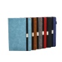 Factory A5 elastic band metal plate mounted notebook student diary Notepad