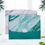 Office stationary high capacity A4 PP clip document bag folder, expanding file 13 pockets, four-color mixed