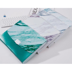 Office stationary high capacity A4 PP clip document bag folder, expanding file 13 pockets, four-color mixed