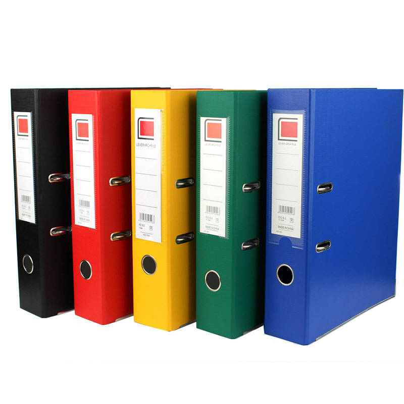 A4 two-hole folder binder, office folder can be customized perforated folder clip file