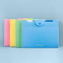 new design Hot selling expanding file 2022 new solid color organ clip folder multi-compartment office storage bag